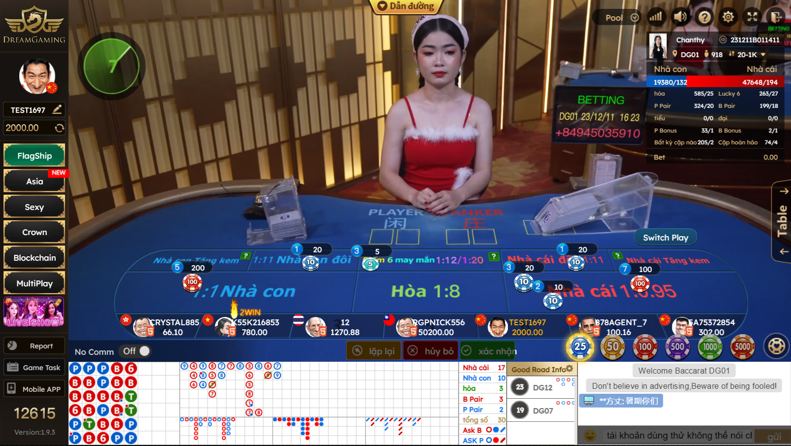 Trải nghiệm đỉnh cao với live casino