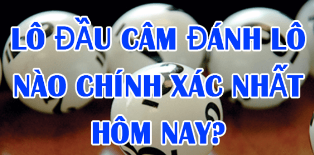 Lô đầu câm đánh lô nào chính xác nhất hôm nay 