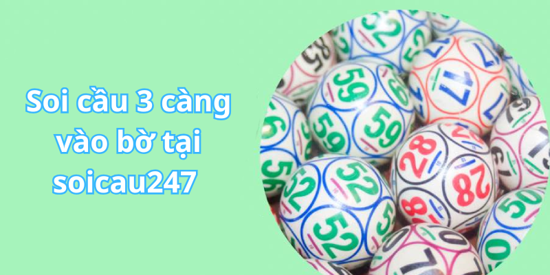 Soi cầu 3 càng vào bờ tại soicau247 – Khám Phá Chiến Thuật Đỉnh Cao